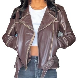 Genuine Distressed Leather Jacket